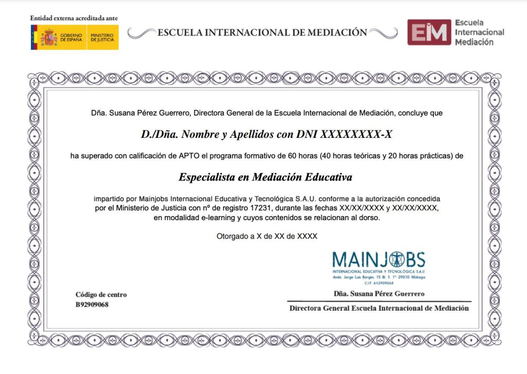 Titulacion Mediacion Educativa Eim