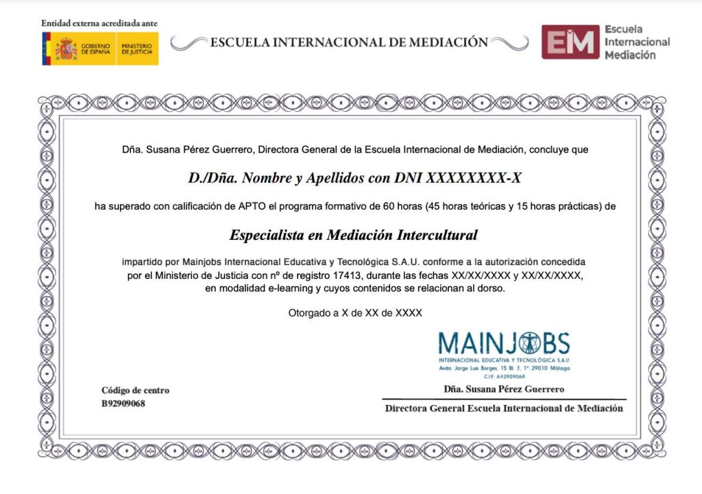Titulacion Mediacion Intercultural Eim