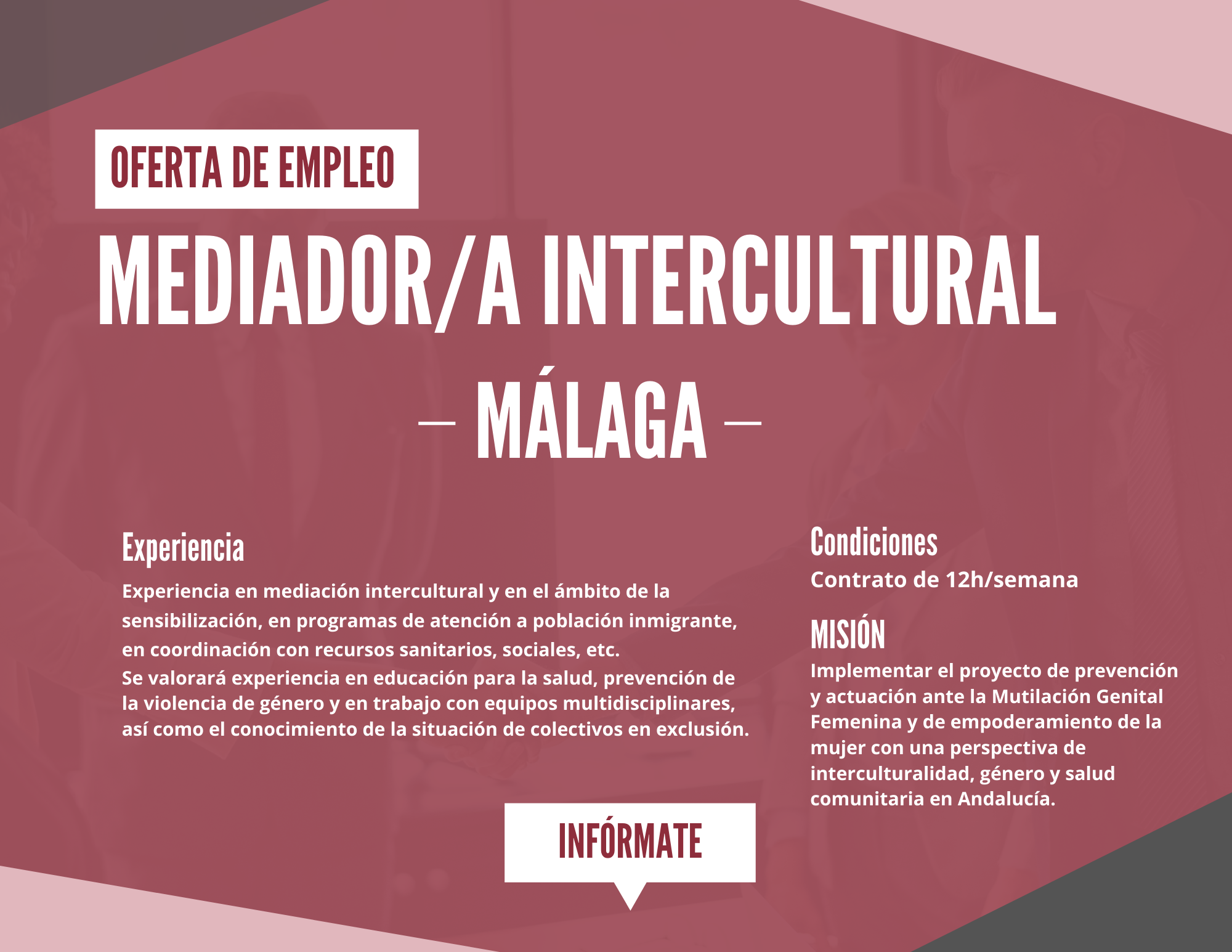mediador intercultural oferta de empleo malaga