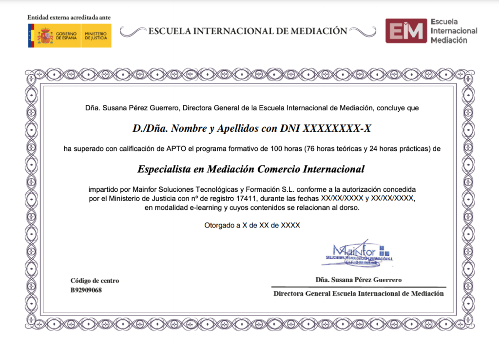 Especialidad en mediación en comercio internacional 7 titulacion mediacion comercio internacional 1