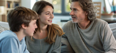 circulo de amor que abarca las conexiones familiares