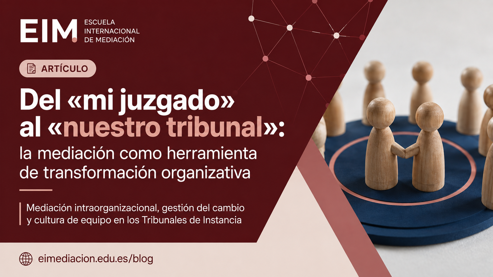 Equipo profesional de la Administración de Justicia coordinándose en un Tribunal de Instancia"