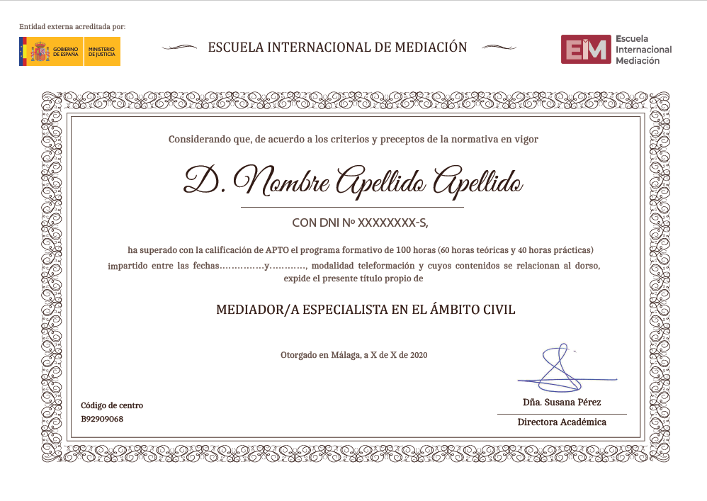 Delantera civil